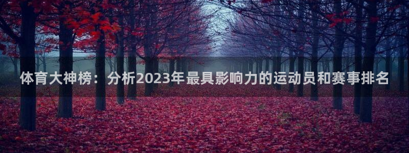注册米兰体育官方正版app：体育大神榜：分析2023