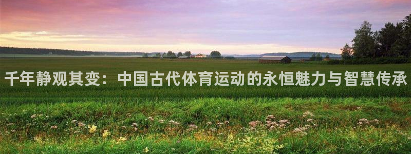德国米兰体育官方正版app集团：千年静观其变：中国古
