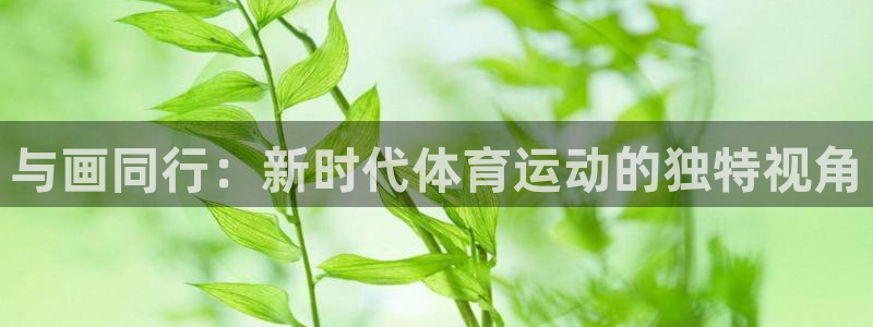 米兰体育官方正版app代理：与画同行：新时代体育运动的独特视