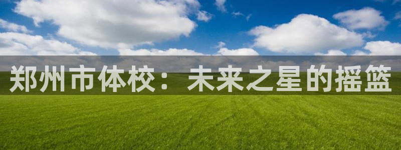 米兰体育官方正版app娱乐网站：郑州市体校：未来之星的摇篮